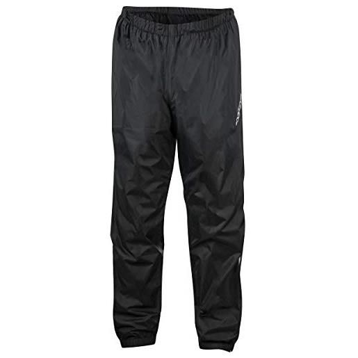 Alpinestars hurricane rain pant, pantaloni impermeabili antipioggia moto, nero, l