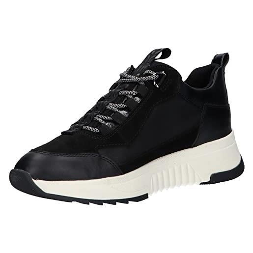Geox d falena b abx c, sneakers donna, nero (black 01), 39 eu