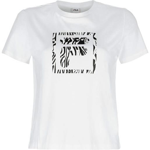 FILA t-shirt fila bale cropped tee donna nero/bianco