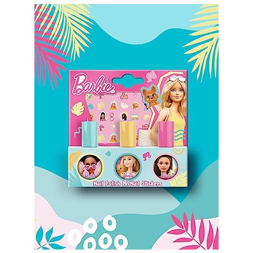 Barbie smalto per unghie e adesivi