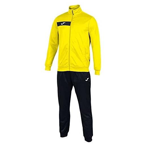 Joma tuta columbus, giallo nero, 6xs uomo