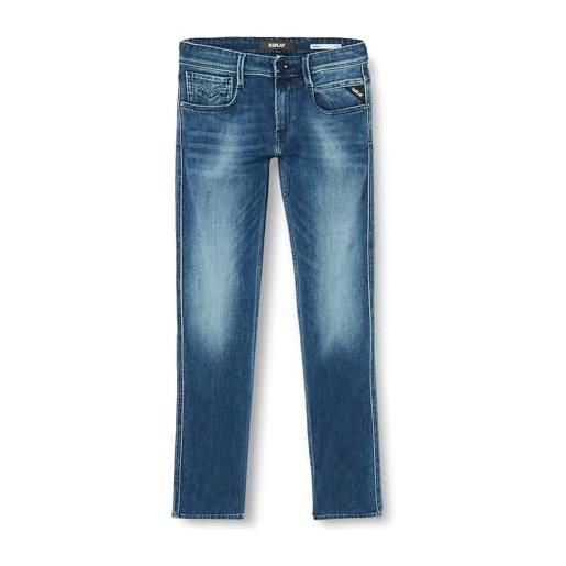 REPLAY m914y anbass x-lite jeans, medium blue 009, 29w / 32l uomo