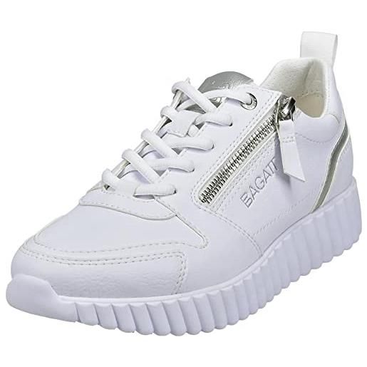 BAGATT d31-ado02, scarpe da ginnastica donna, bianco, 36 eu