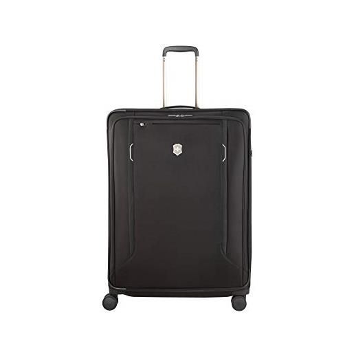 Victorinox werks traveler 6.0 softside extra-large case - valigia trolley molto grande - 4 ruote - 33x57x79cm - 131l - 5,3kg - nero