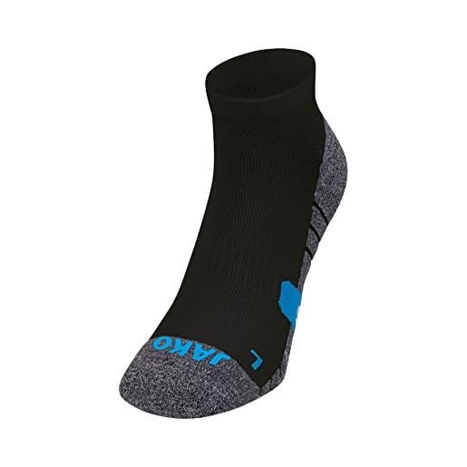 JAKO 3912 - calze corte da allenamento unisex per adulti, nero, taglia 5