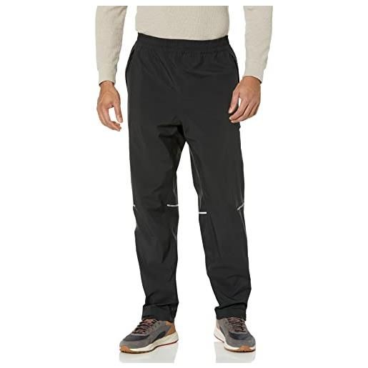 Columbia hazy trail-pantaloni impermeabili escursionismo, nero, m uomo