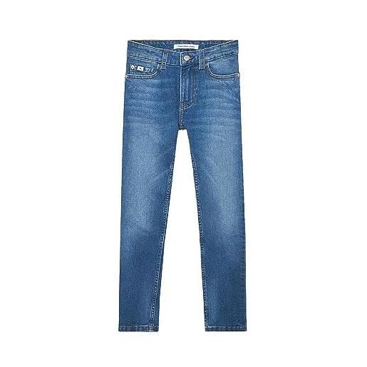 Calvin Klein Jeans jeans bambino slim mid blue bambino mid blue ib0ib01716 16a