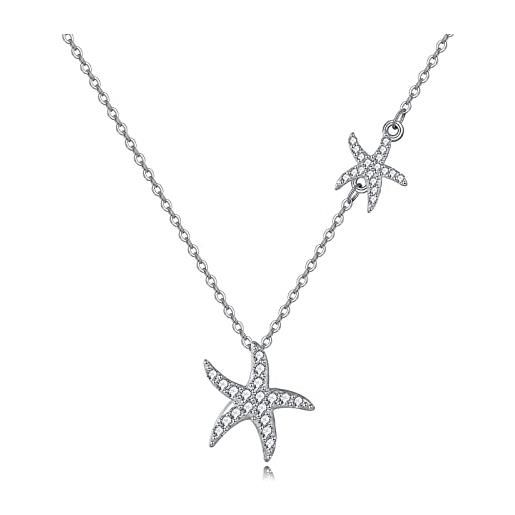 VONALA collana di stelle marine in argento sterling collana con ciondolo oceano gioielli da spiaggia regalo per le donne ragazze