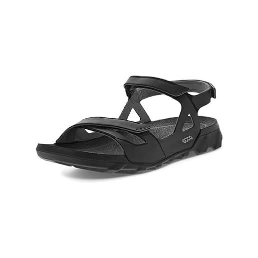ECCO mx onshore w sandal sleek, donna, nero acciaio, 35 eu
