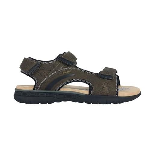 Geox u spherica ec5, sandal uomo, militare, 39 eu