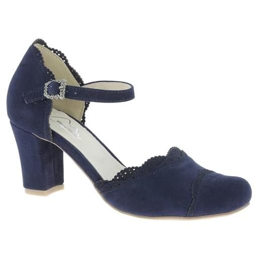 Hirschkogel 3007836, scarpe décolleté donna, blu blu scuro 017, 37 eu