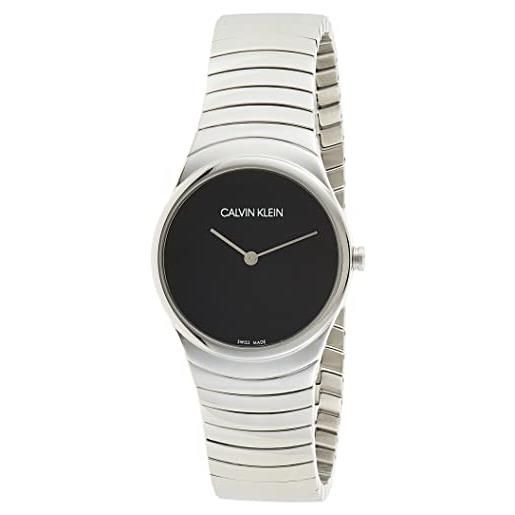 Calvin Klein orologio analogico quarzo da donna con cinturino in acciaio inox k8a23141