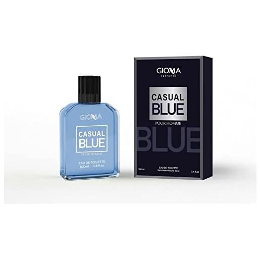 Gioma eau de parfum casual blue da uomo, 95 ml