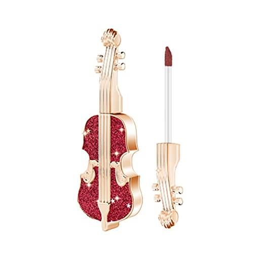 Generic rossetto a lunga durata, in velluto, rossetto per violino unico, impermeabile, durevole, con confezione regalo lls153