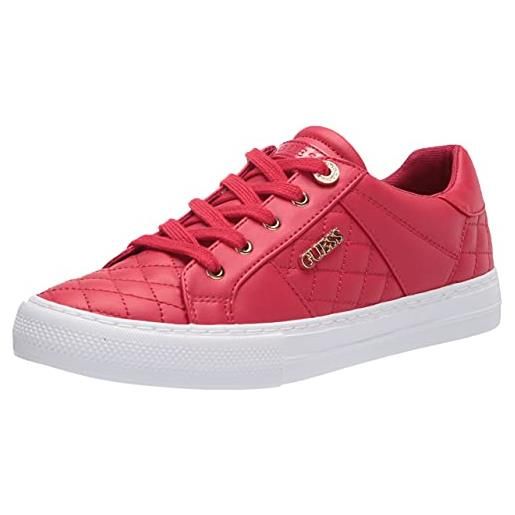 GUESS loven3, scarpe da ginnastica donna, colore: rosso, 35 eu