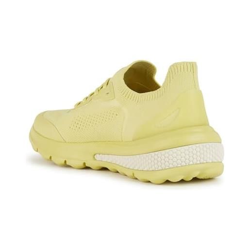 Geox d spherica actif, scarpe da ginnastica donna, giallo lt, 36 eu