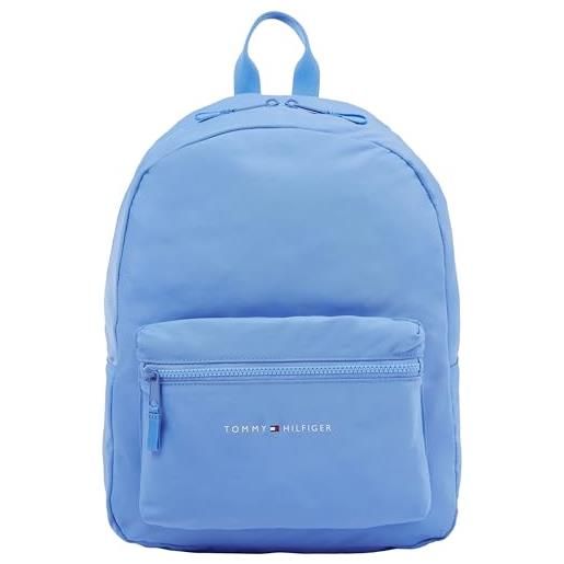Tommy Hilfiger zaino unisex bambini essential backpack bagaglio a mano, blu (blue spell), taglia unica