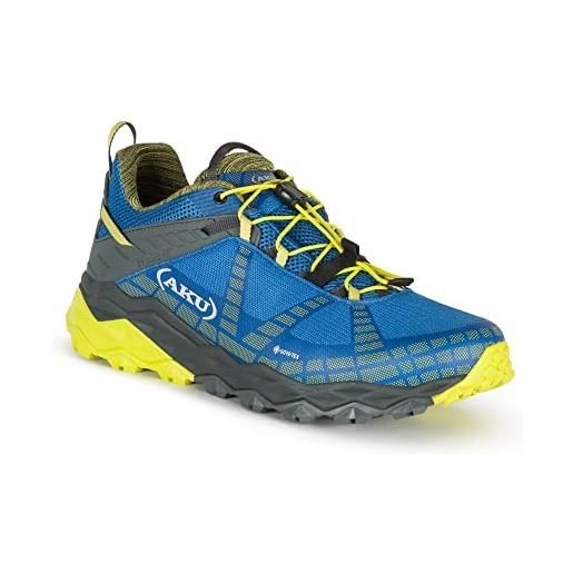 AKU flyrock gtx, stivali senderismo uomo, blu lime, 46 eu