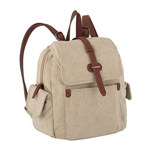 camel active bags aubrey damen rucksack backpack, 13 l beige