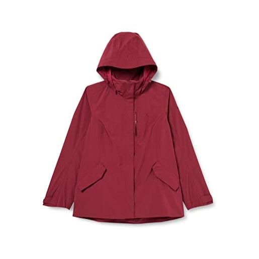 Schöffel zip. In jacke fontanella2, giacca in pile da donna, rosso bietola, 42