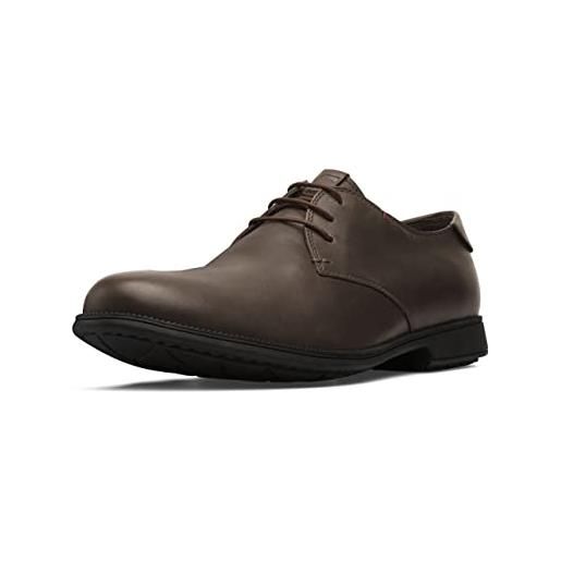 Camper mil, scarpe stringate brouge uomo, braun (dark brown 200), 42 eu