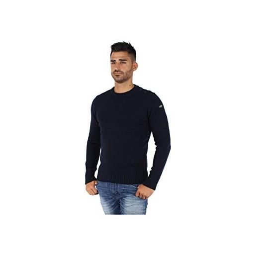 Schott NYC ploutrider1 felpa, blu (navy/naturel), medium uomo
