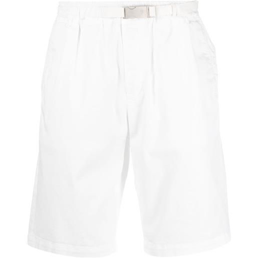 Eleventy shorts con cintura - bianco