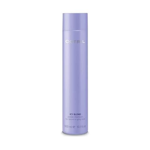 Cotril icy blond purple shampoo antigiallo 300ml - shampoo professionale capelli, bilancia i riflessi caldi su capelli biondi, decolorati o grigi