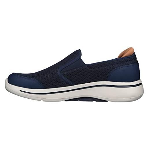 Skechers go walk arch fit robust comfort, scarpe sportive uomo, navy textile, 41 eu