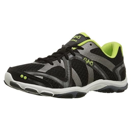 RYKA influence cross-scarpe da allenamento, trainer donna, nero sharp green forge grey metallic, 39 eu