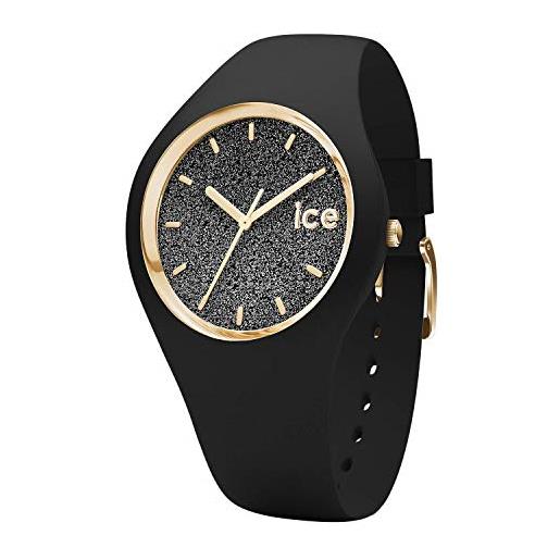 Ice-watch - ice glitter black - orologio nero da donna con cinturino in silicone - 001356 (medium)