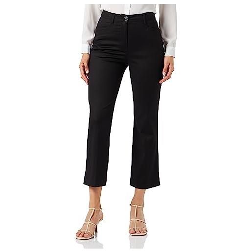 Love Moschino midi-flare trousers pantaloni casual, black, 42 da donna