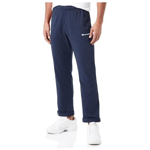 Champion legacy authentic pants - c-logo powerblend fleece elastic cuff pantaloni da tuta, xxl uomo fw23