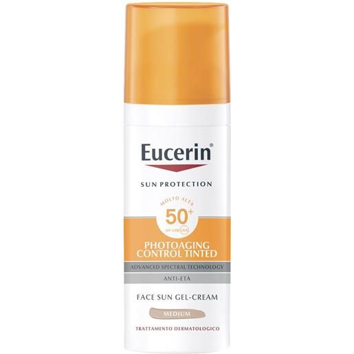 BEIERSDORF SpA eucerin sun photo aging control tinted anti-età gel crema spf50+ colore medium 50 ml