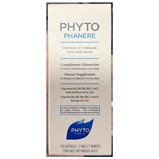 Phytophanère - dietary supplement for hair & nails - thinning hair - 120 caplets