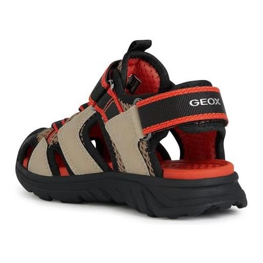 Geox j sandal airadyum bo, dk beige rosso, 30 eu