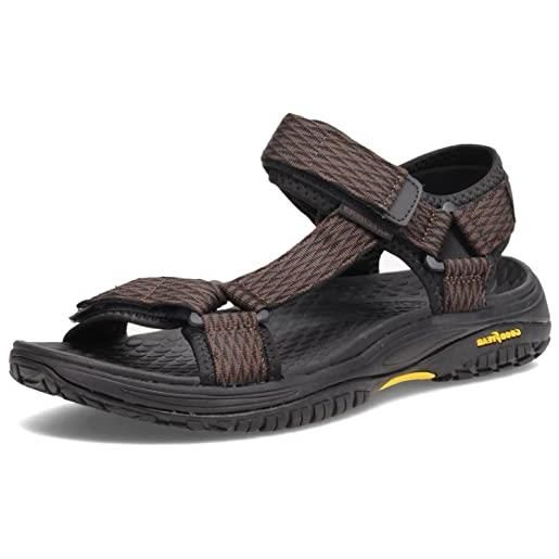 Sandali skechers hotsell uomo marroni