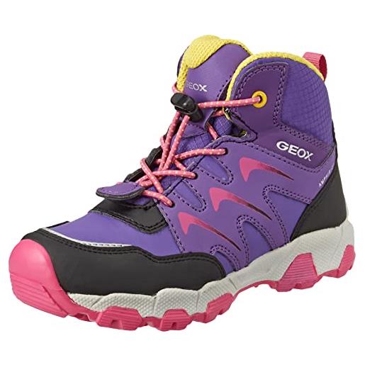 Geox bambina j magnetar girl b ab sneakers bambine e ragazze, viola/rosa (purple/fuchsia), 37 eu