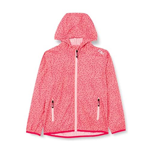 CMP - giacca da pioggia da bambini con cappuccio fisso, menta, 116