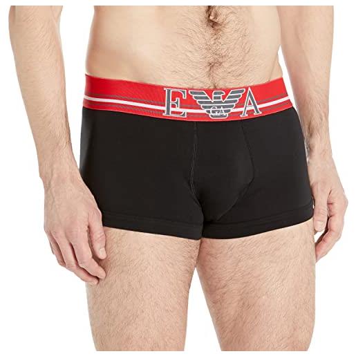 Emporio Armani underwear trunk bold monogram, boxer, uomo, nero, l
