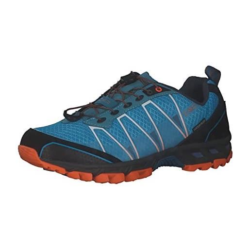 CMP altak trail shoes wp, scarpe da corsa uomo, reef-flame, 45 eu