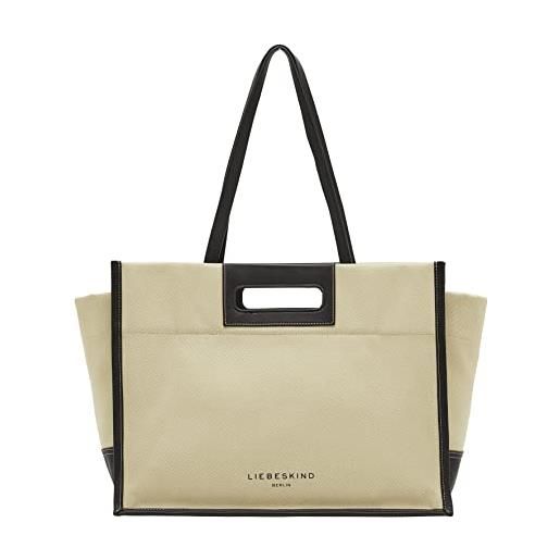 Liebeskind olivia shopper, donna, beige caldo, large (hxbxt 32.5cm x 41.5cm x 16cm)