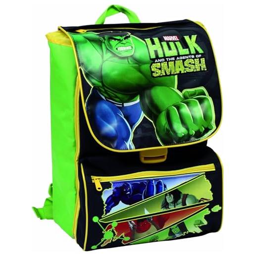 FCP zaino estensibile l'incredibile hulk smash marvel per scuola primaria secondaria