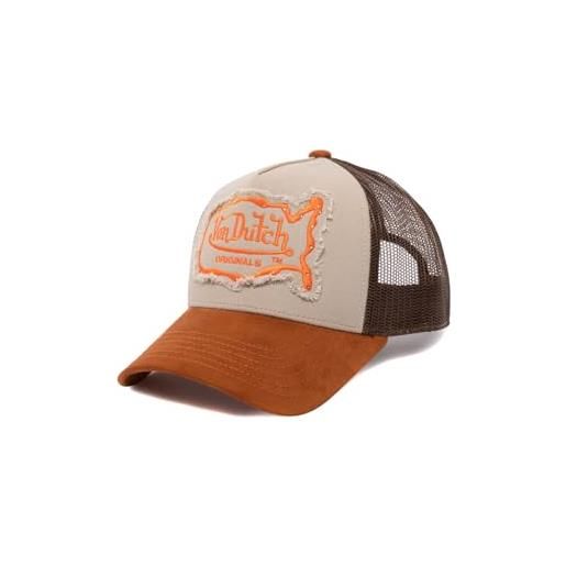 Von Dutch originals - cappellino arizona, colore: sabbia/marrone, sabbia/marrone, taglia unica