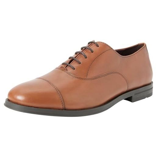 Geox u decio a, oxford uomo, nero, 42.5 eu