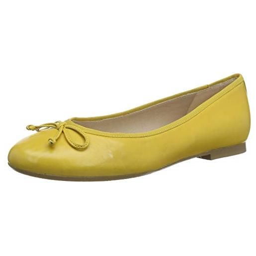 Gerry Weber Shoes praga 01, ballerine punta chiusa donna, giallo giallo 800, 38 eu larga