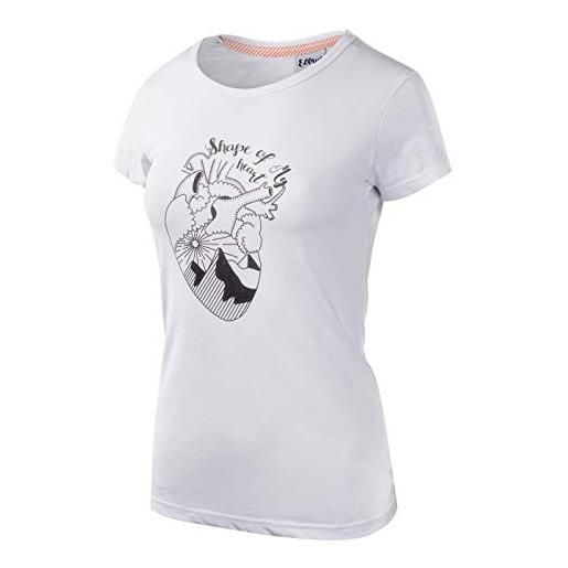 ELBRUS corazon wo's, t-shirt donna, white/micro chip, l