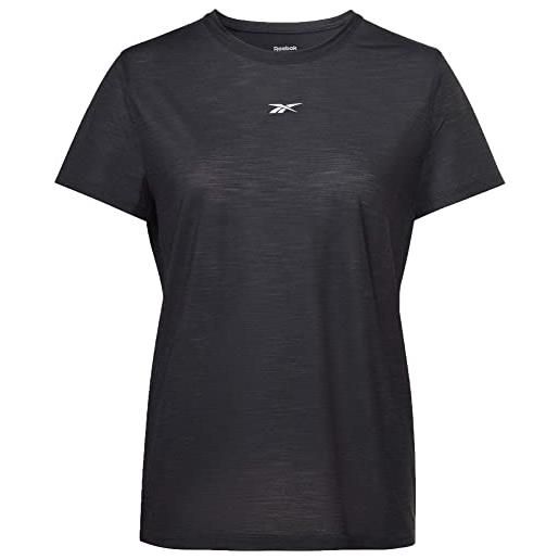 Reebok treno identità activchill maglietta, nero, s donna
