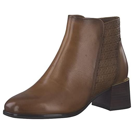 Tamaris 1-25313-29, stivaletto donna, cognac, 37 eu