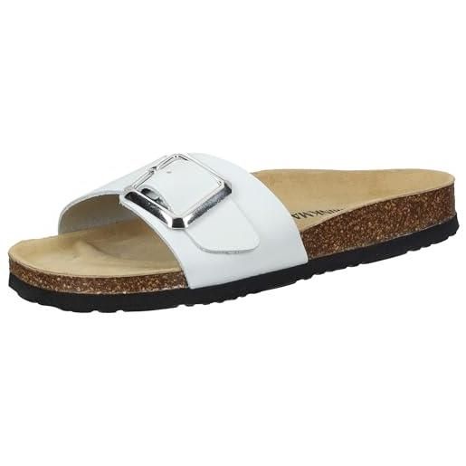 Dr. Brinkmann nueno ciabatte, mocassino donna, bianco, 38 eu